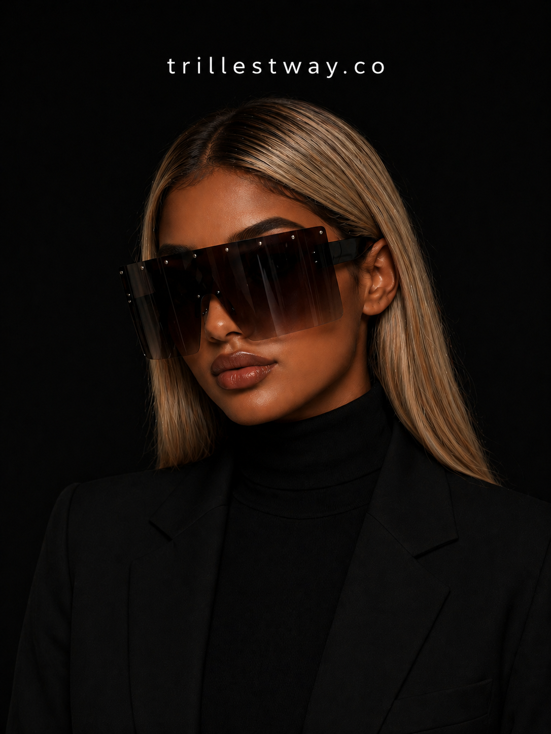 Oversized Shield Sunglasses