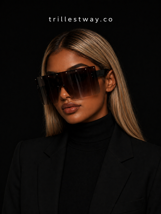 Oversized Shield Sunglasses