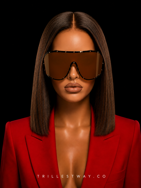 Mocha Muse Shield Sunglasses.